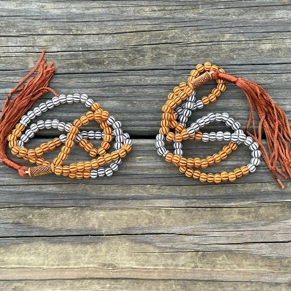 Tasbeeh Brown/White Tone Plastic Prayer Beads Religious Islamic Tasbeh Lot of 2 - Picture 6 of 8